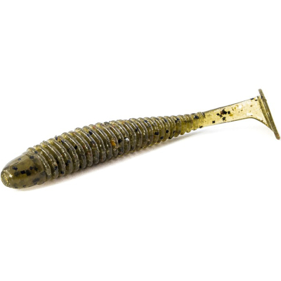 Мягкие приманки Noike Wobble Shad 2" #001-Green Pumpkin