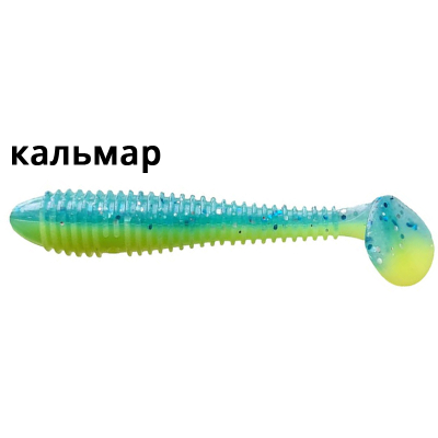 Силиконовая приманка Crazy Fish Vibro Fat 5.8" 74-145-40d-6 кальмар цв. 40D