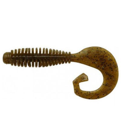 Силиконовая приманка Reins G Tail Grub 3" цв. 002 Green Pumpkin