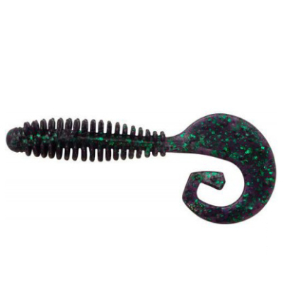 Силиконовая приманка Reins G Tail Grub 3" цв. 012 Junebug