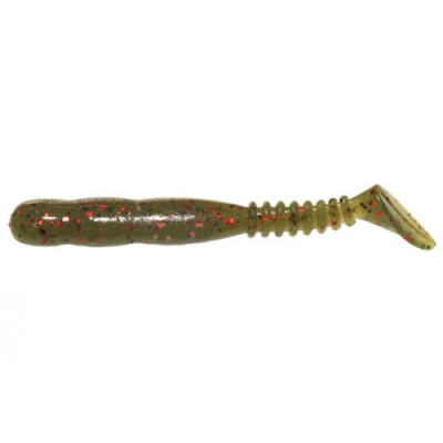 Силиконовая приманка Reins Rockvibe Shad 3" цв. 025 Watermelon Red