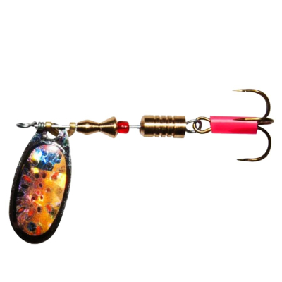 Блесна вращающаяся Trout Pro Comet №1 ( серебро, цвет 43 ) ( BT-1-S-43 )