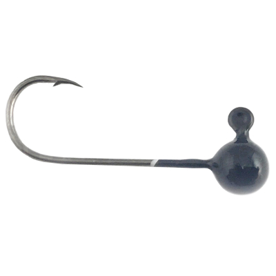 Джиг крашеный "Шар UltraLight" 2,0 гр, цв. 04-черный, кр-к VD-072 №4, 10 шт/упак