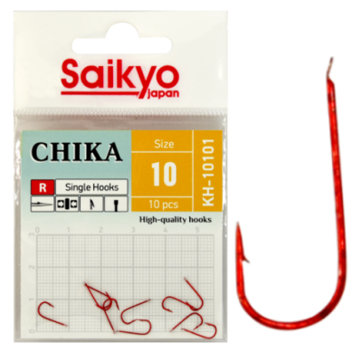 Крючки Saikyo KH-10101 R CHIKA №16 (10 шт.)