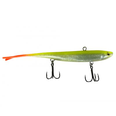 Баланслаг Jig It Whale Tail 110mm 24g цв. F13 Shiny lime