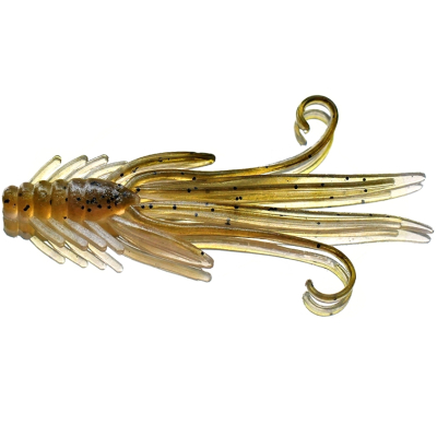 Силиконовая приманка Grows Culture Trout Red Bass 53мм цвет Olive/Silver