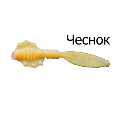 Мягкая приманка Boroda Baits Raptor Junior цв. Оранжевый, аттр. Чеснок, 10 шт./уп.