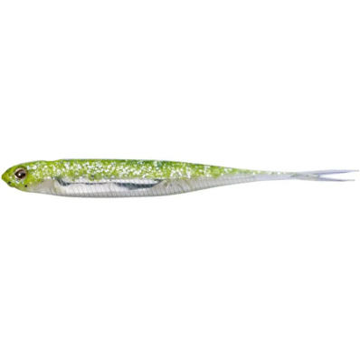 Силиконовая приманка Fish Arrow Flash J Split 5" SW #144-Keimura Chart/Silver (4шт.)