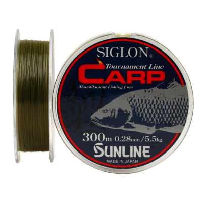 Леска монофильная Sunline Siglon Carp 300m (M.RB) #3,5/0,33mm/7,4kg