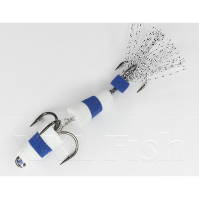 Приманка Мандула "Флажок" XXL Fish Модель 12 цв. БелоСинеБелый