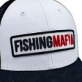 Бейсболка для рыбалки и охоты Fish Games (цвет бело-черный FishingMafia)
