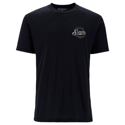 Футболка Simms Circle Lockup T-Shirt, Black, L