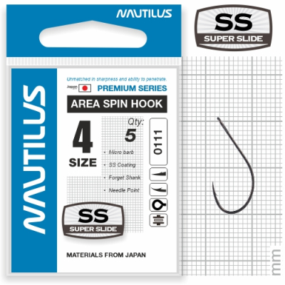 Крючок Nautilus Area Spin Premium Series 0111SS № 4