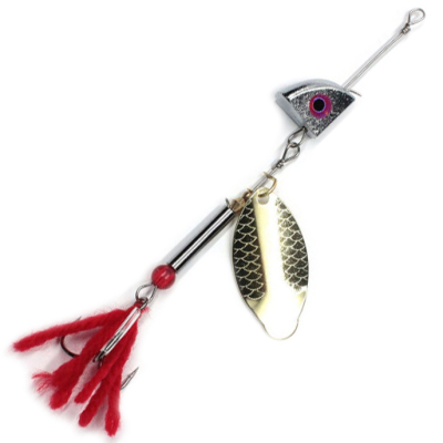 Блесна вращающаяся Namazu Al-Strasa 11гр. цвет 02 (латунь)