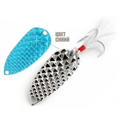 блесна  CICADA-DIAMOND TYPE  4.3см, 10гр, синий  GT-32T