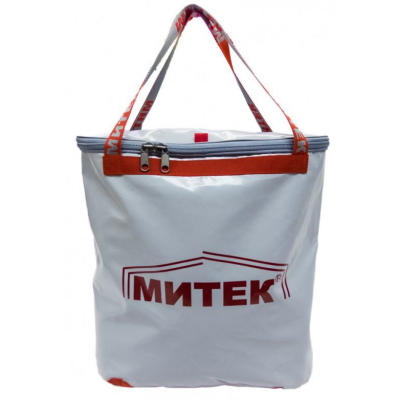 Сумка Митек с крышкой, овал 50х20х50 (серый)