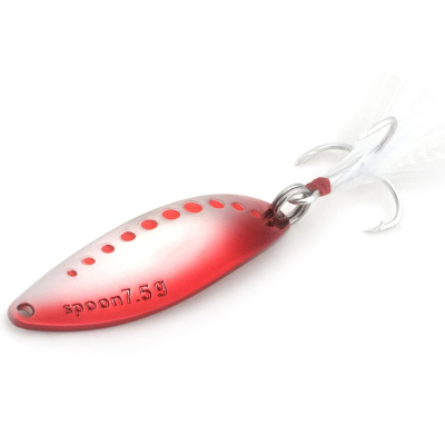 Блесна Juyang Leech 7,5 гр. цвет silver red