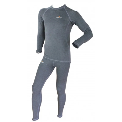 Термобелье Woodland Kids "Soft Thermo Эко" (графит) рост 128-134