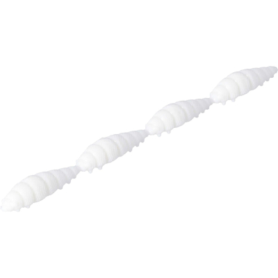 Силиконовая приманка Личинка Mikado M-Area Multi Insect 4x23mm цвет WHITE (1уп.- 8шт.) (PMMI-23-WH)