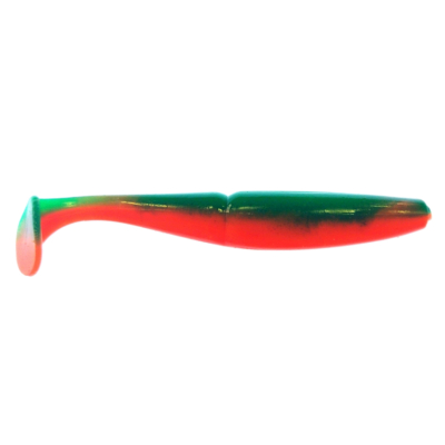 Виброхвост Mottomo Zander 10см Red Green 5шт.