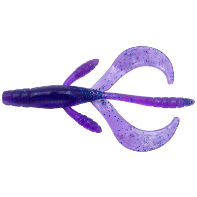 Силиконовая приманка RiverCat Hobbit 90 цвет 117 UV Violet (90 мм, 10 шт./уп.)