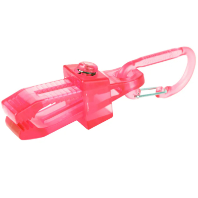 Прищепка с карабином Stream Trail Hung Up S Skeleton Pink