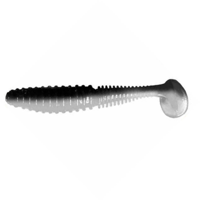 Мягкие приманки LureMax Ayame 4''/9,5см, LSA4-06-027 Black Shad (6 шт.)