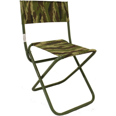 Стул туристический "Следопыт" складной со спин.,мал. 320х340х580мм,труба сталь 16х1мм(камыш.)