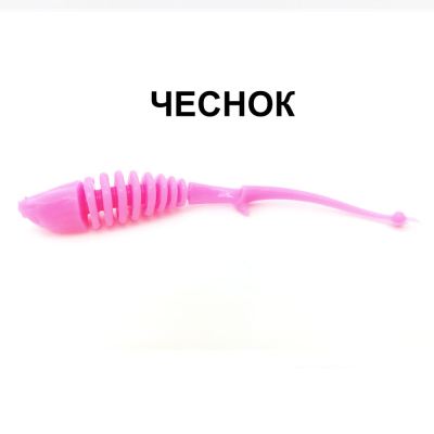 Силиконовые приманки Chuper Shark Tail 90мм Барби чеснок