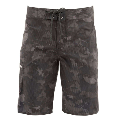 Шорты Simms Tumunu Board Short - Print, Hex Flo Camo Carbon, 32W
