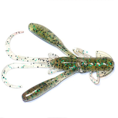 Силиконовая приманка Bait Breath Rush Craw U30 2.8" цв. WM/black green F #144