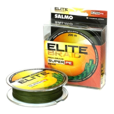 Леска плет. Salmo Elite Braid Green 200m 0.20mm