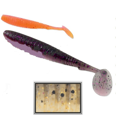 Силиконовая приманка Herakles Vobbler 6cm цвет Smoker