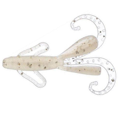 Силиконовая приманка Reins Hog Tiny 2" цв. #318 Clear Pearl Silver