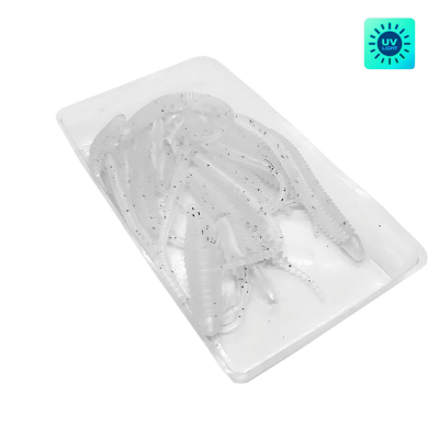 Силиконовая приманка Chuper Trout Mix 2.0 Сыр Crystal White perl UV