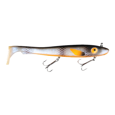 Силиконовая приманка Svartzonker Big McRubber The Wire 25, 250 мм, 168 гр, цвет: Glitter Perch