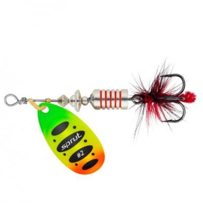 Блесна вращающаяся Sprut Alba Spinner #2 (5,5g/FTL)