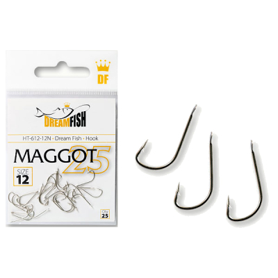 Крючки DreamFish Maggot N #16 25 шт/уп