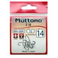 Крючок Mottomo F-10 084 Nickel black №14 (10 шт)