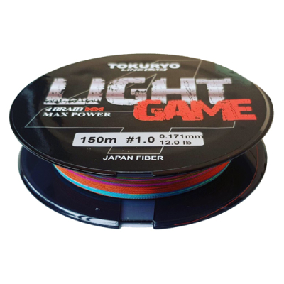 Шнур Tokuryo Light Game X4 5-Multi 1.5 PE 150m