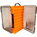 Коробка для приманок Vido Craft VD-3026 Revers Box, оранжевая, размер 34х22х4.8см