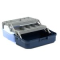 Ящик Nautilus 143 Tackle Box 2-tray Clear Blue-Blue