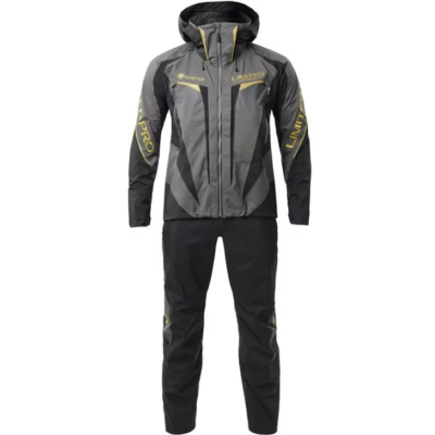 Костюм дождевой мужской Shimano RA-120Y LTD BK M, цвет - черный, р. 48