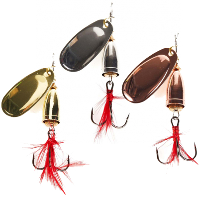 Блесна вращающаяся Lucky John Bell Spin 03 8,5гр. цв. C/G/S 3шт. набор