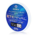 Леска флюорокарбон Zemex Eternal 100% Fluorocarbon 25m, d 0.60 mm, 25.0 kg, clear