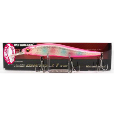Воблер Megabass Vision Oneten Plus 1 SW 110 цв. glx twin pink candy