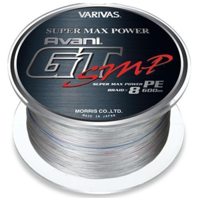 Шнур плетеный Varivas Avani GT SMP 600m, #8, 120lb