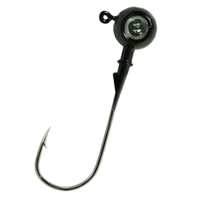 Джиг крашеный "Шар с глазом 3D" 14 гр, кр-к VD-077 Gamakatsu Ni №3/0, цв. 04-черный GCB-077-3/0-14-04