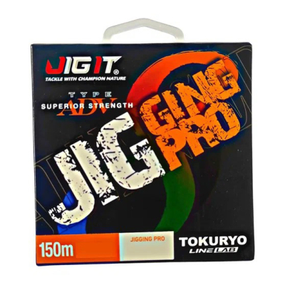 Плетёный шнур Jig It x Tokuryo JiggingPro X8 Multi 0.4 PE 150m