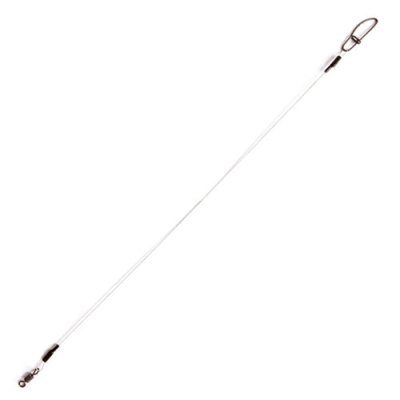 Поводки флюорокарбон Lucky John Pro Series оснащ. вертл. и застеж. 34кг/30см 2шт.